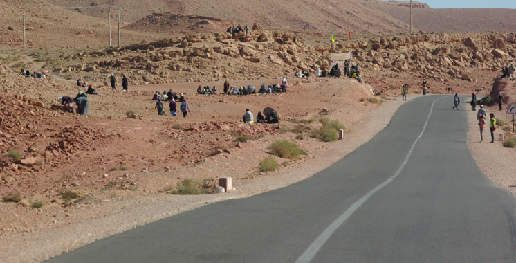 Route rural Maroc